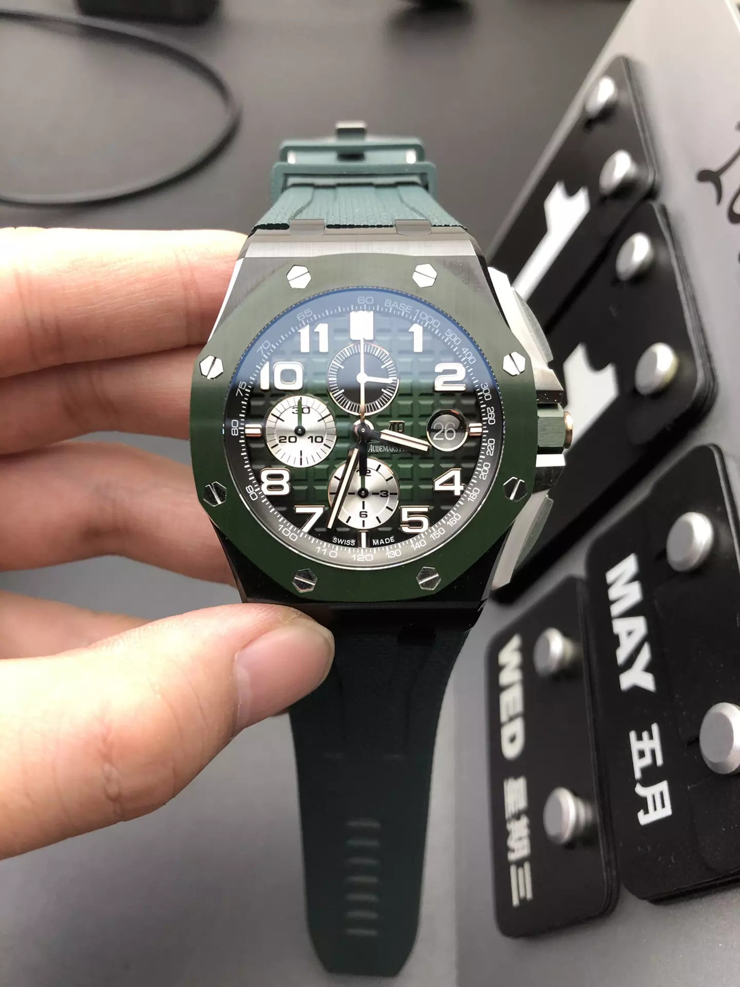 RSF AP計時Royal Oak Chronograph 44mm Green