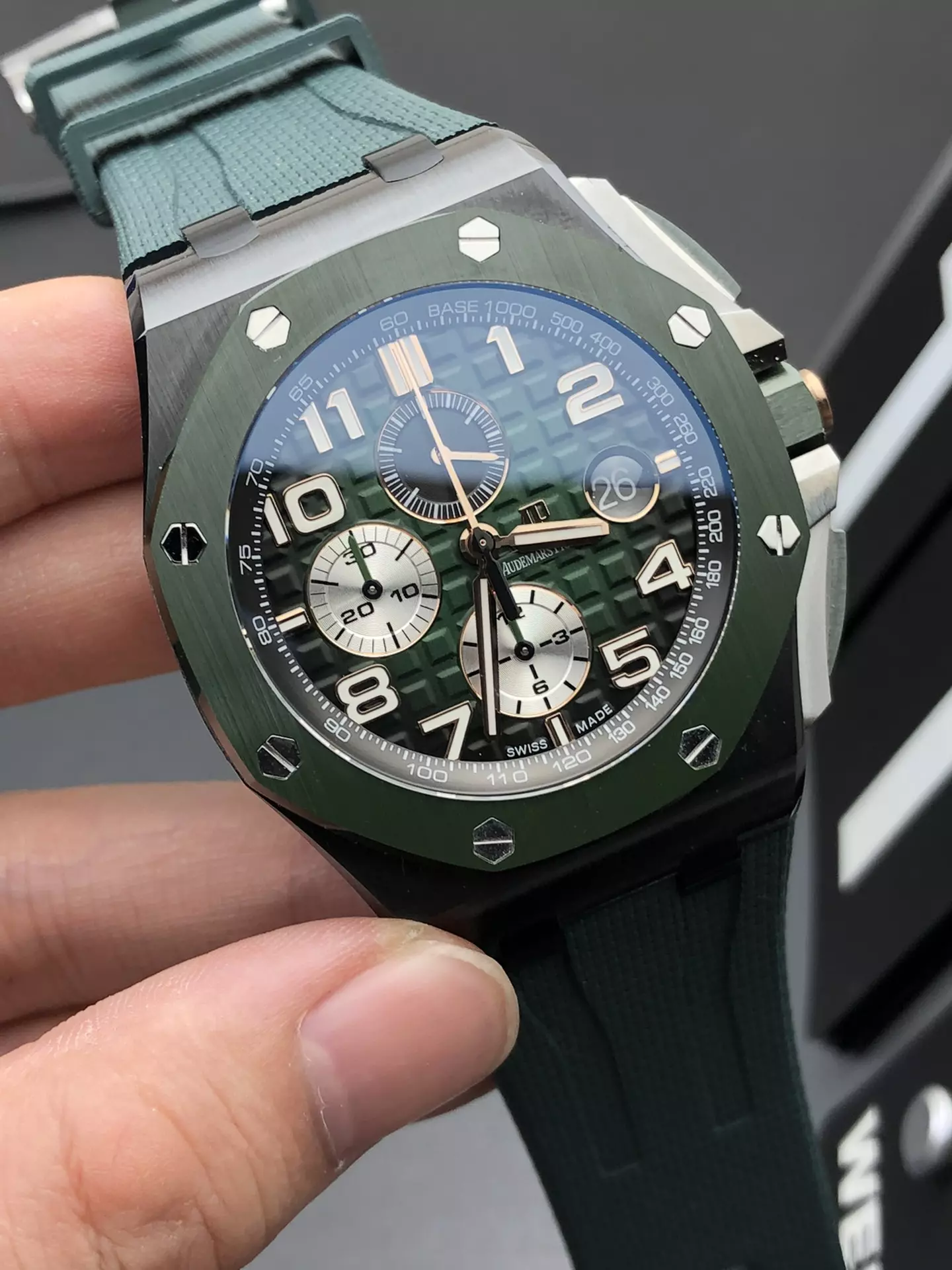 RSF AP計時Royal Oak Chronograph 44mm Green