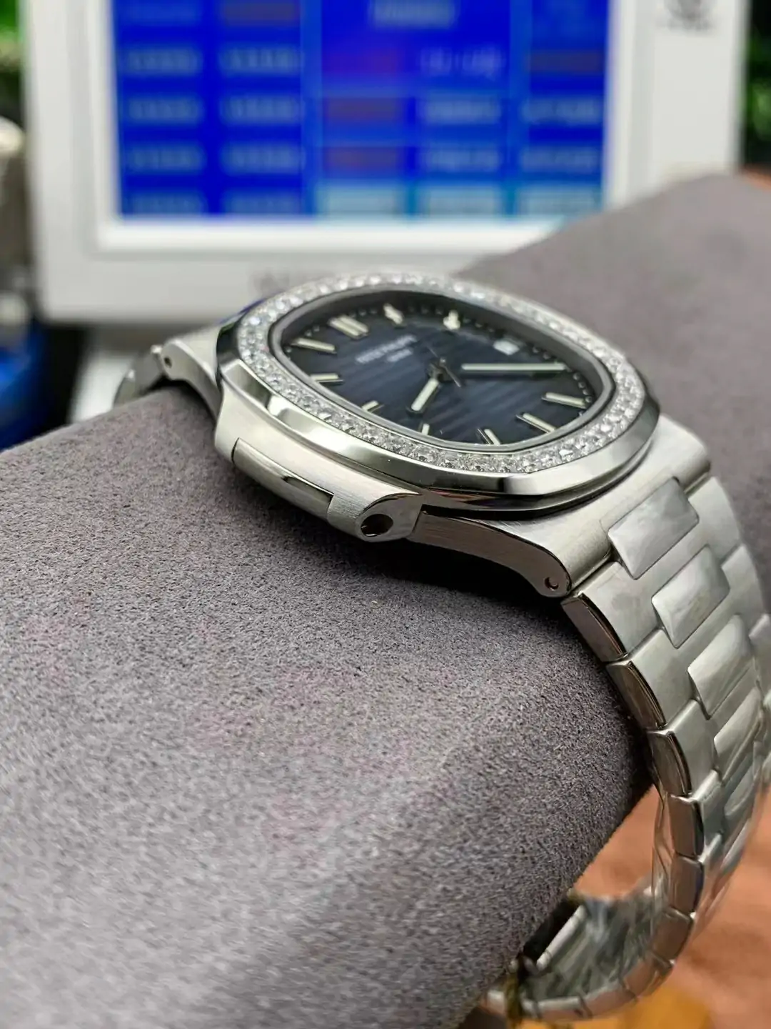 PPF钻圈鸚鵡螺Nautilus 5711 Blue Diamonds