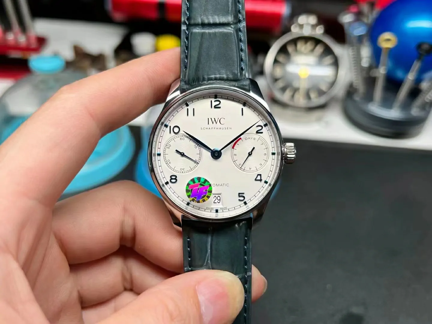 ZF葡萄牙计时Portuguese IW500107 Blue