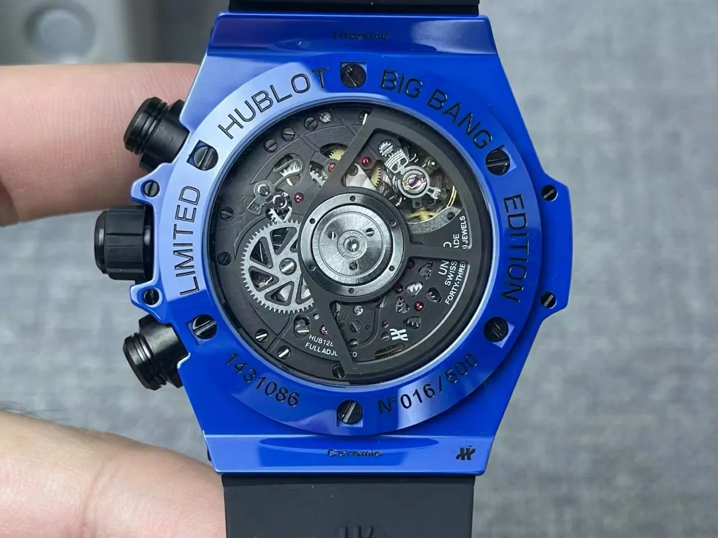 ZF宇舶大爆炸彩色陶瓷Hublot Big Bang Unico Blue Magic Ceramic