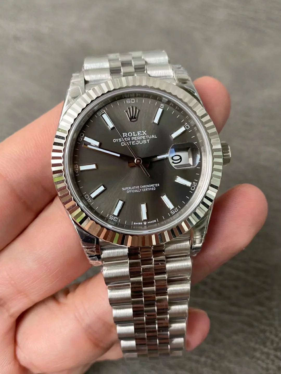 VS灰日誌升級版DateJust 41 126334 904L 1:1 Best Edition Grey