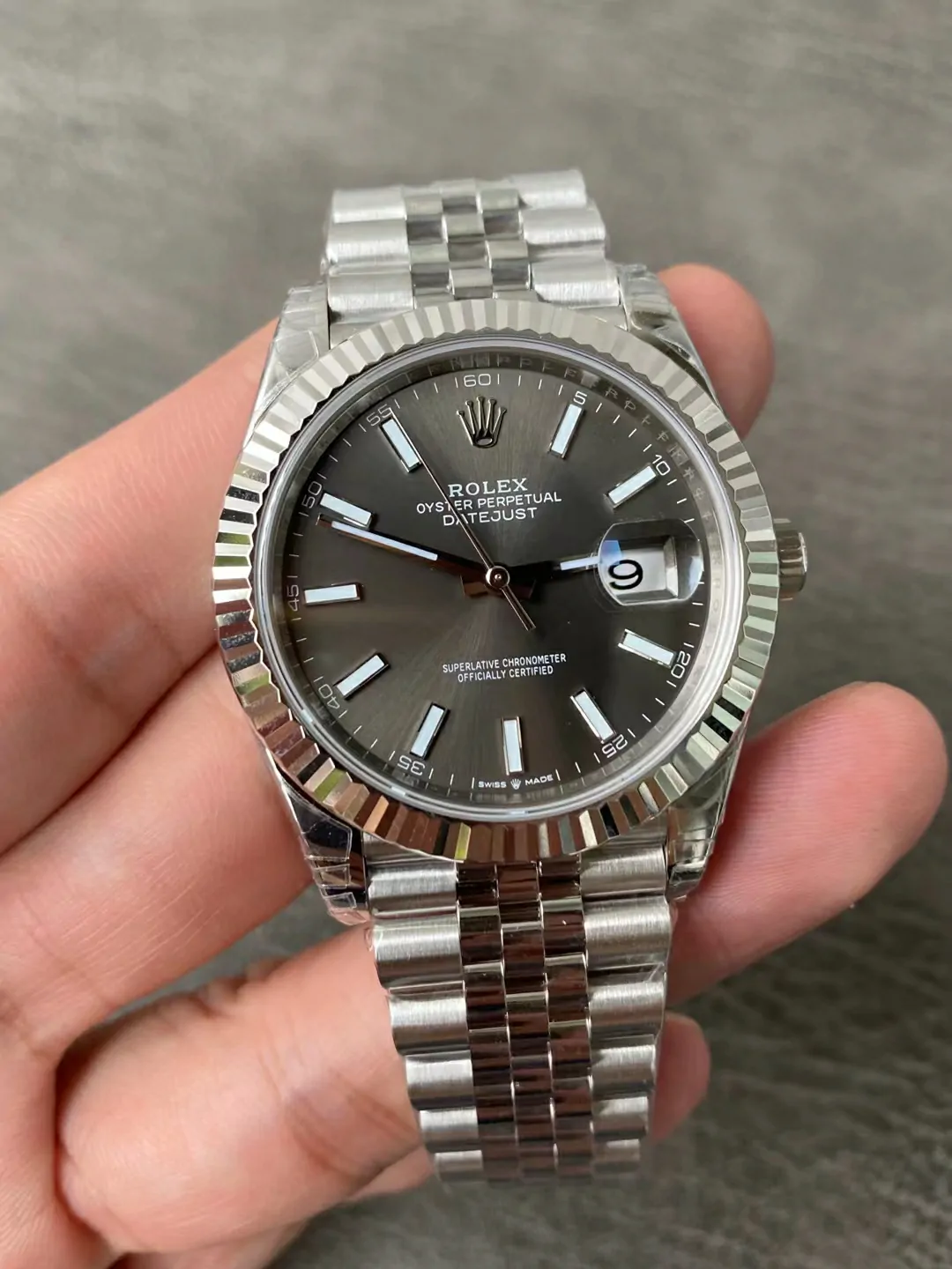 VS灰日誌升級版DateJust 41 126334 904L 1:1 Best Edition Grey