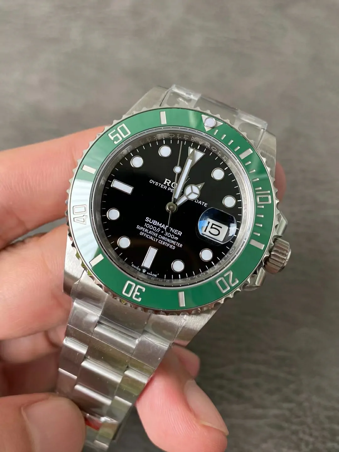 VS绿水鬼黑面Submariner 41mm 126610 LV Kermit