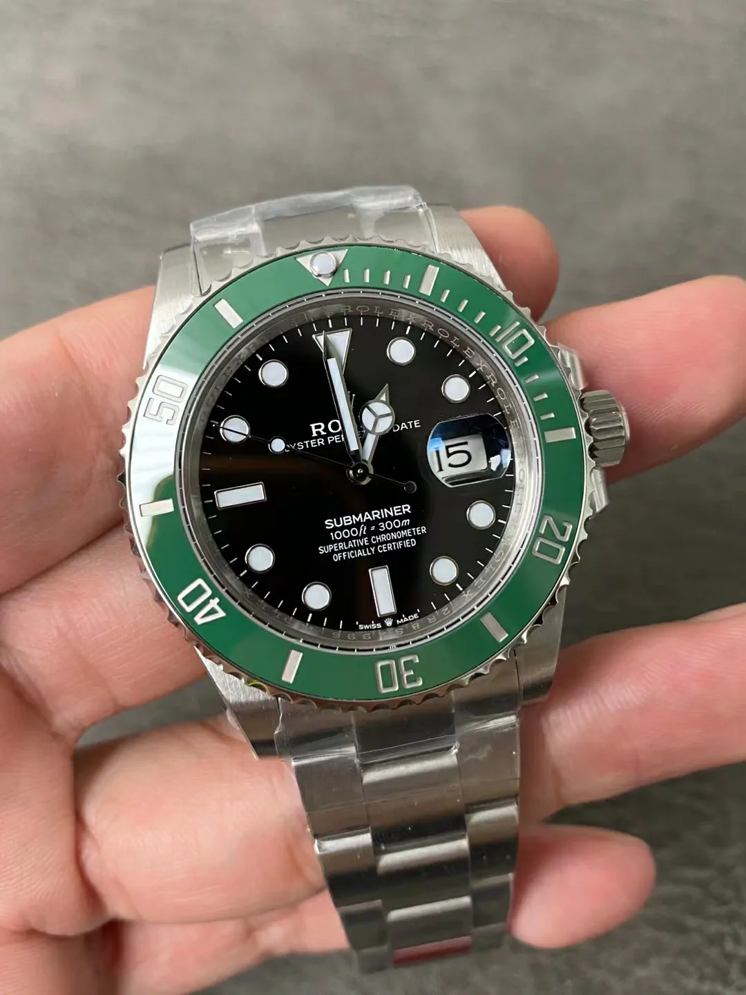 VS绿水鬼黑面Submariner 41mm 126610 LV Kermit