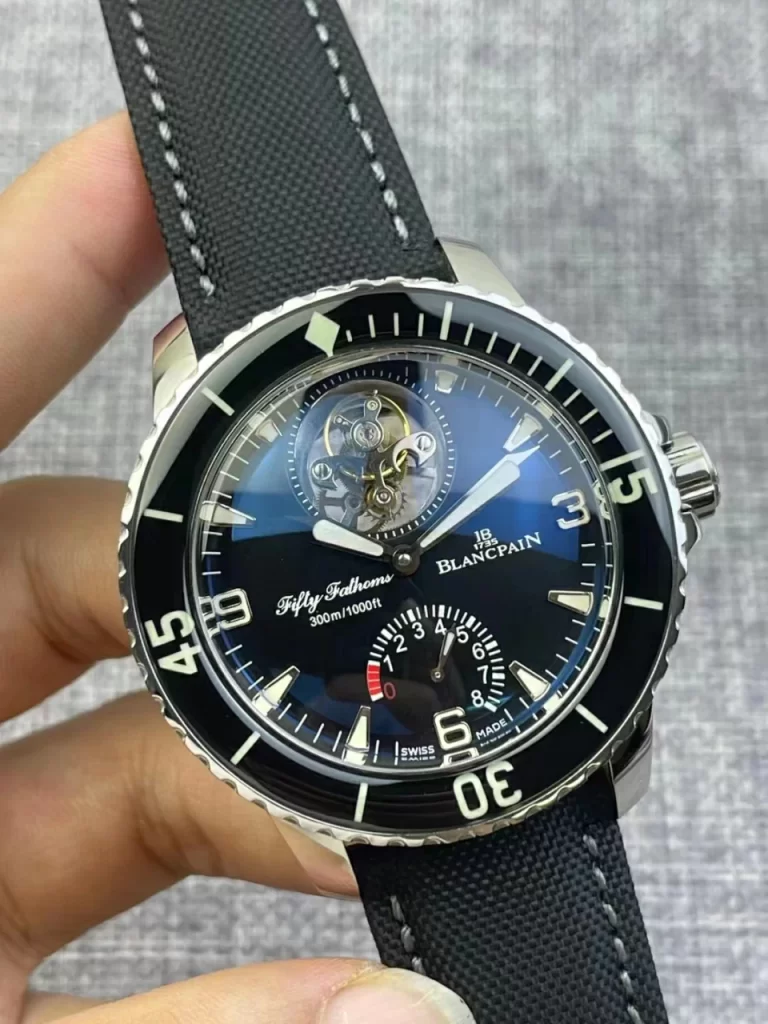 JBF五十噚陀飞轮 Fifty Fathoms Tourbillon Black Dial