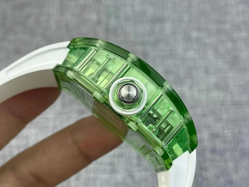 RMF綠色透明RM56-01 Green Transparent Tourbillon Skeleton Dial