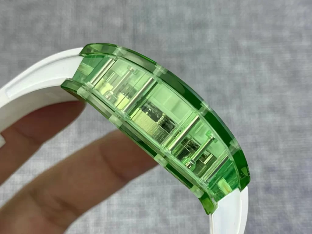 RMF綠色透明RM56-01 Green Transparent Tourbillon Skeleton Dial