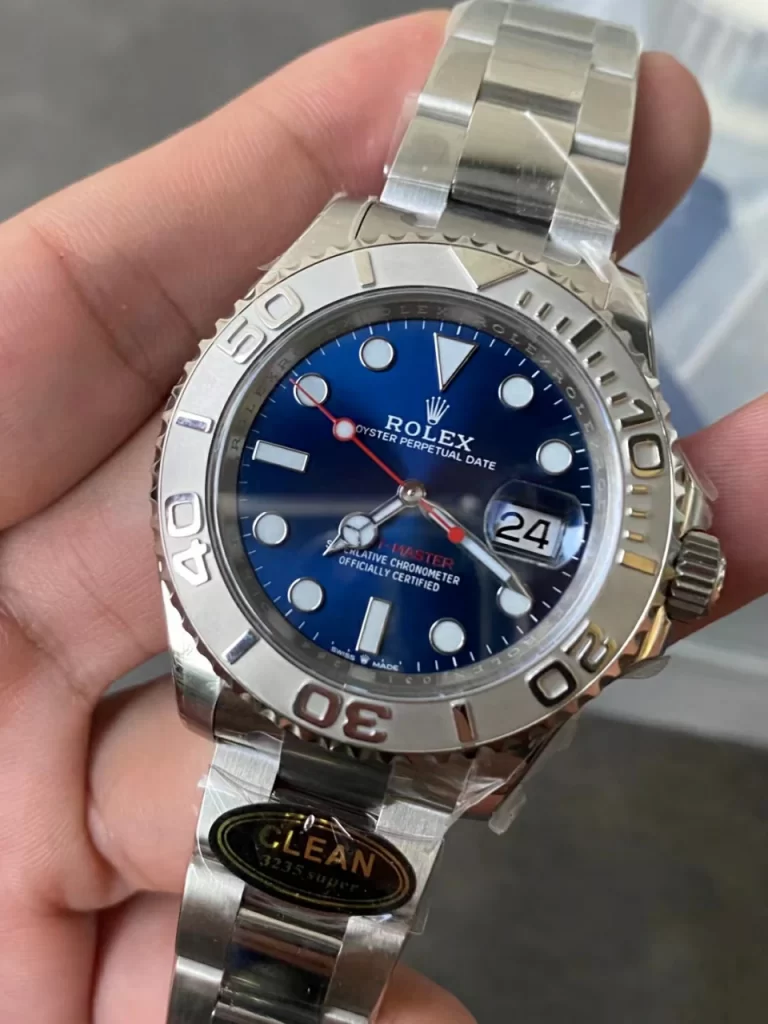 Clean/C廠新品蓝遊艇Yacht-Master 126622 904L Blue