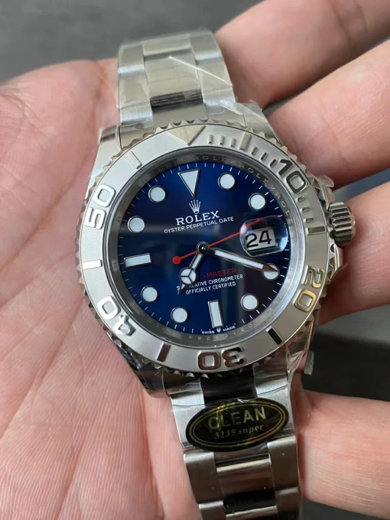 Clean/C廠新品蓝遊艇Yacht-Master 126622 904L Blue