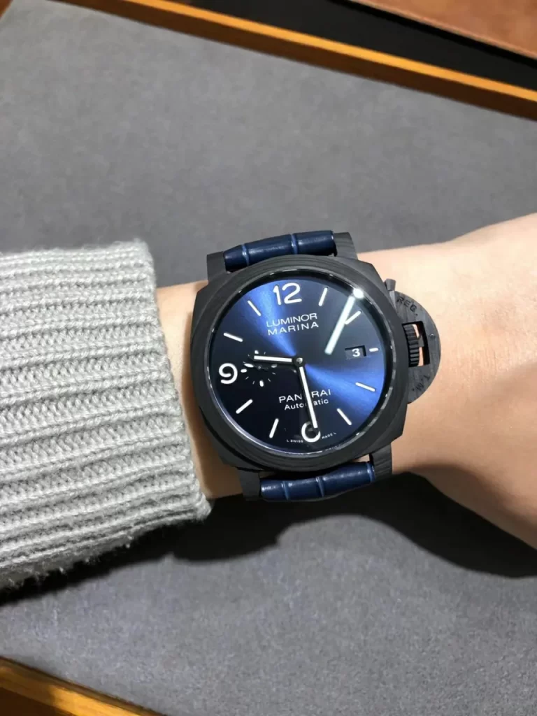 VSF沛纳海luminor PAM1664 Carbotech Blue Leather