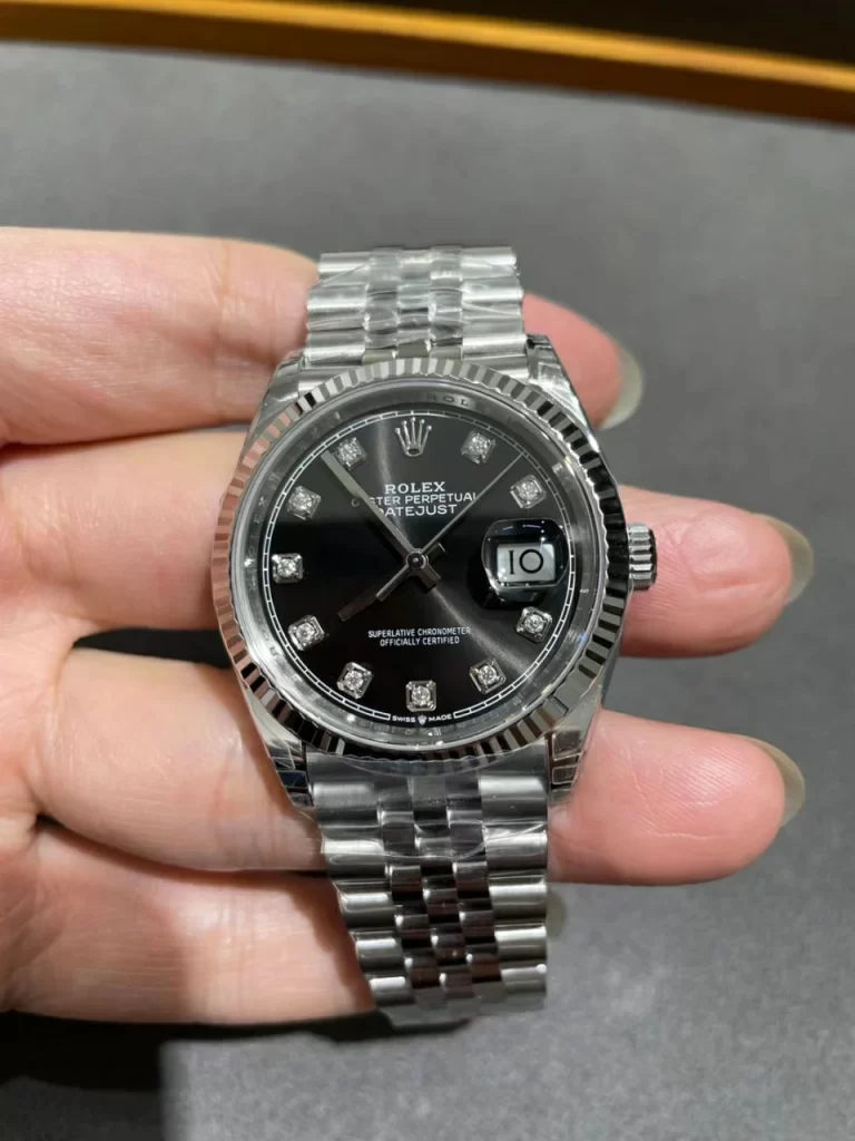 VSF 日志型36mm DateJust 116234 Black Diamonds Dial Jubilee