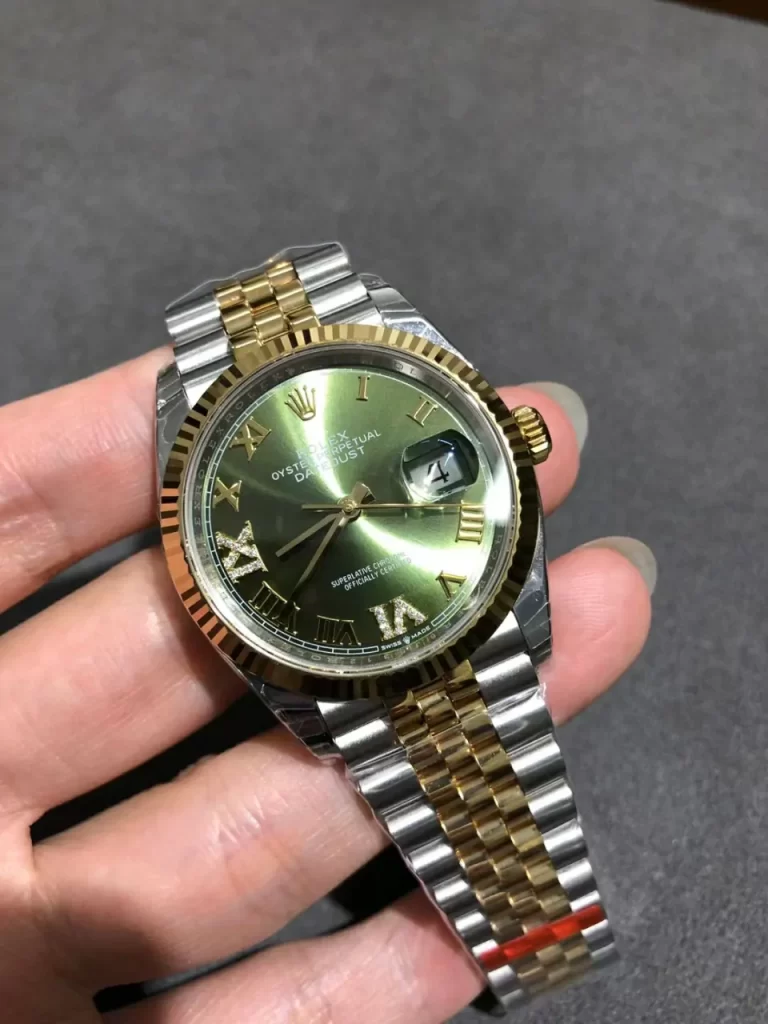 EWF日志型 DateJust 36mm SS/YG 126233 Green Dial