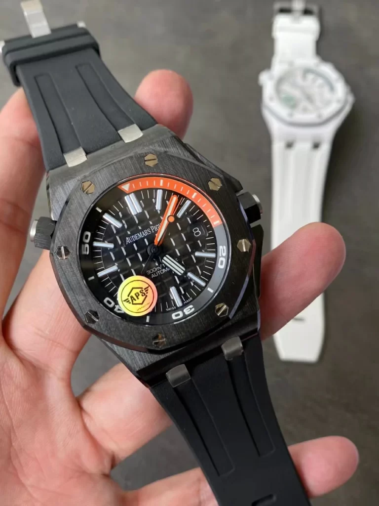 APSF黑陶瓷Royal Oak Offshore Diver 15707 Black Ceramic SA3120 Super Clone