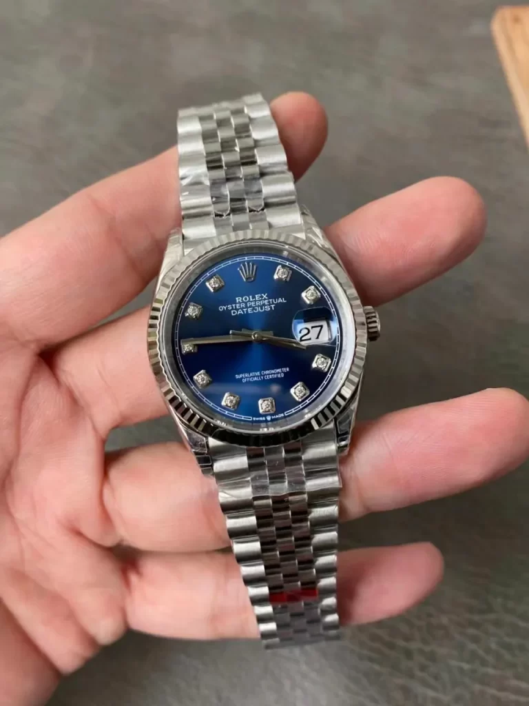 VSF 日志型36mm DateJust 116234 Blue Diamonds Dial Jubilee