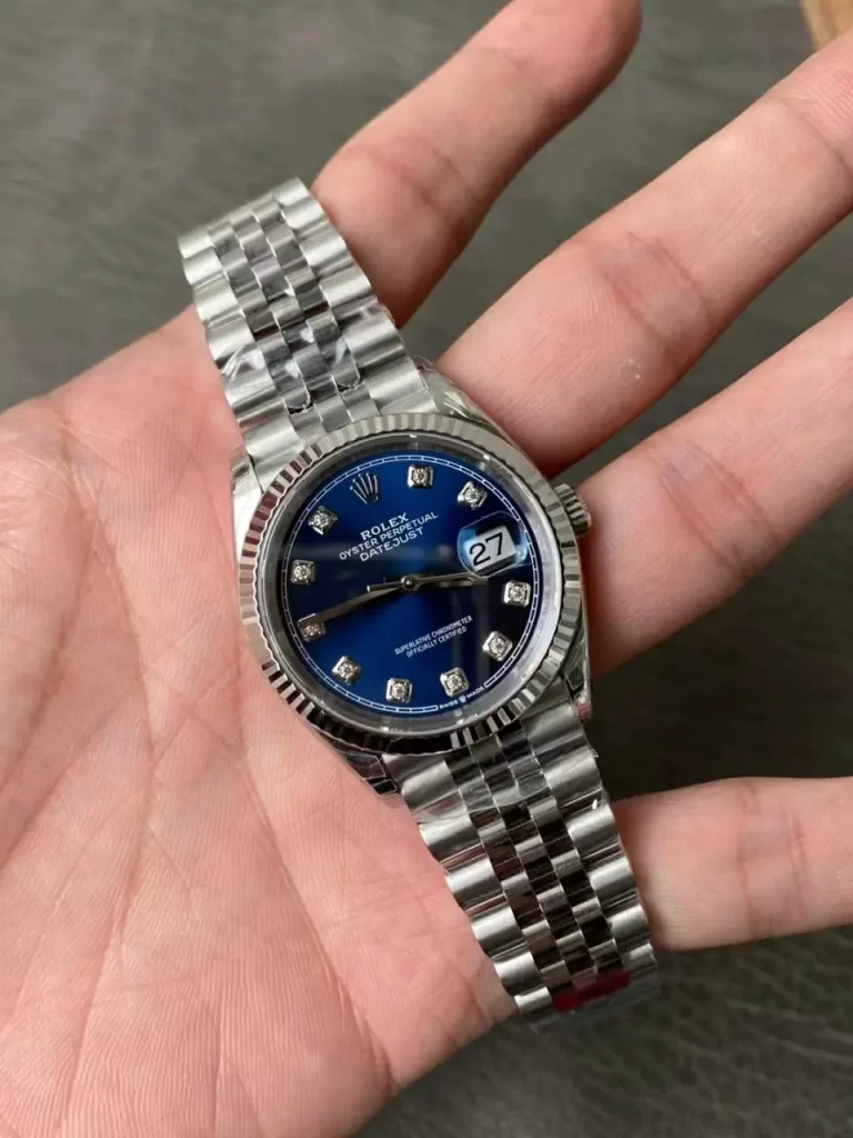 VSF 日志型36mm DateJust 116234 Blue Diamonds Dial Jubilee