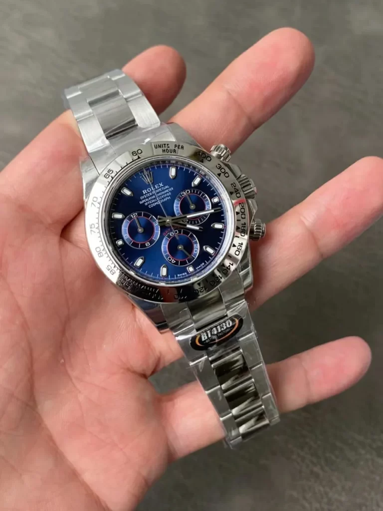 BTF迪通拿Daytona 116509 904L SS Case and Bracelet Blue Dial