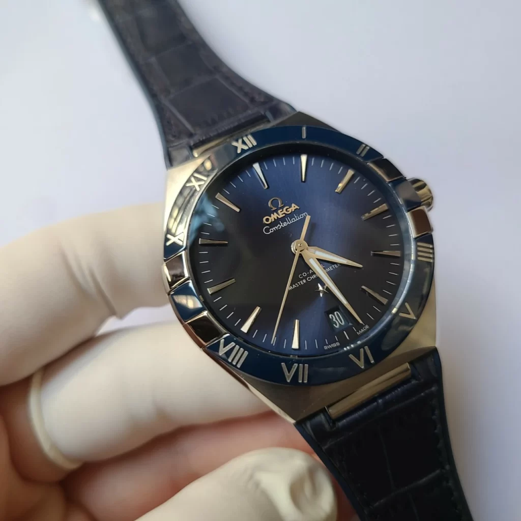 VSF/SBF欧米茄星座Constellation Blue Ceramic Blue Dial Gummy Strap A8900 Super Clone