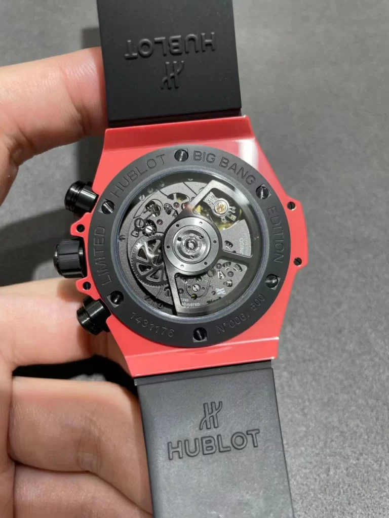 BBF大爆炸红陶瓷Big Bang Unico Red Magic Ceramic Skeleton Dial Rubber Strap