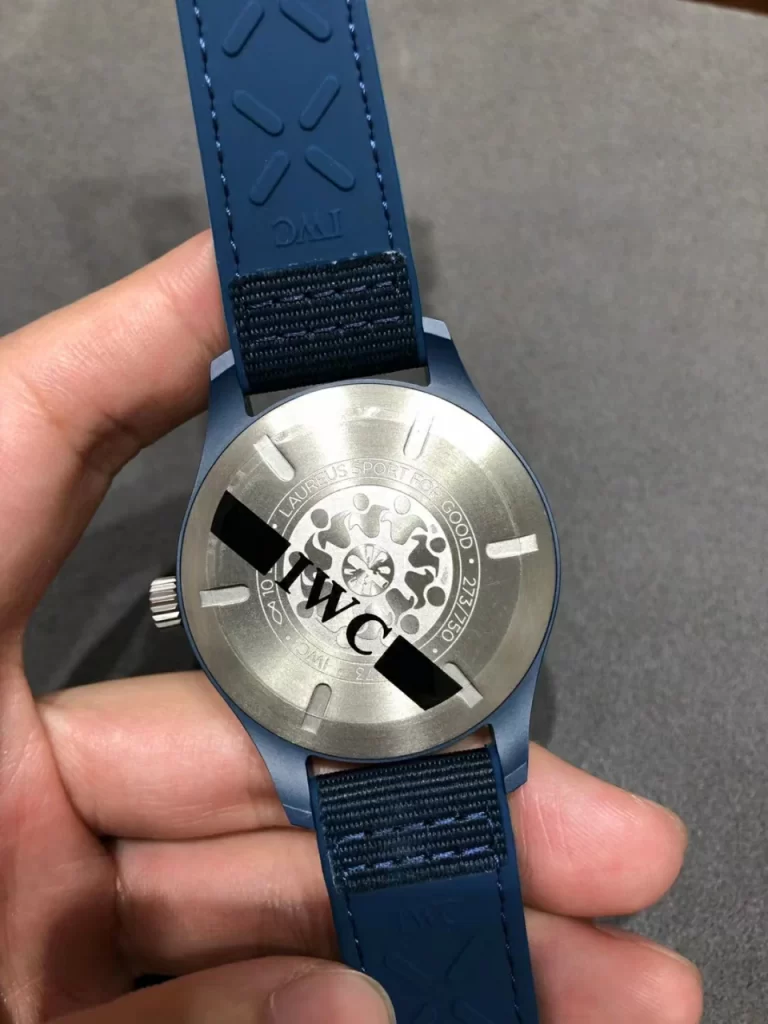 M+马克十八蓝陶瓷Mark XVIII IW328101 Blue Ceramic Blue Dial Nylon Strap