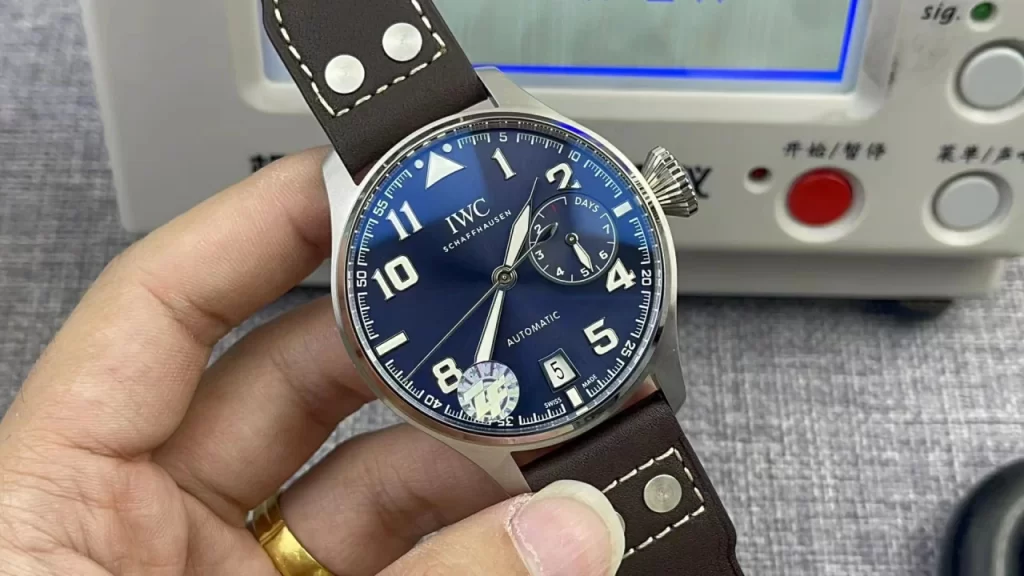 ZF大飞小王子Big Pilot Real Power Reserve IW500908 "Le Petit Prince" Leather Strap 