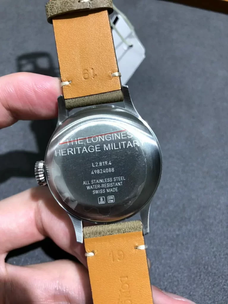 JAF小雀斑Heritage Military SS Cream Dial Leather Strap