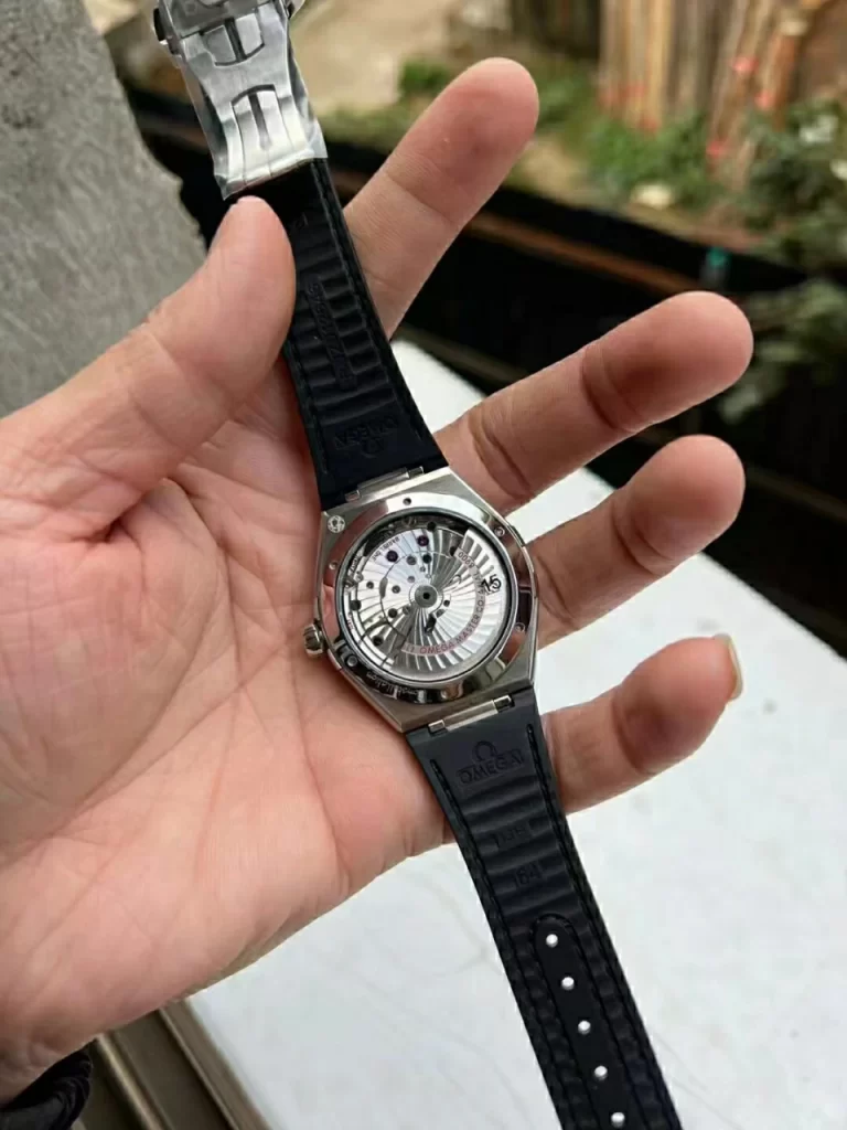 VSF欧米茄星座Constellation SS Gray Dial Black Gummy Strap A8900 Super Clone