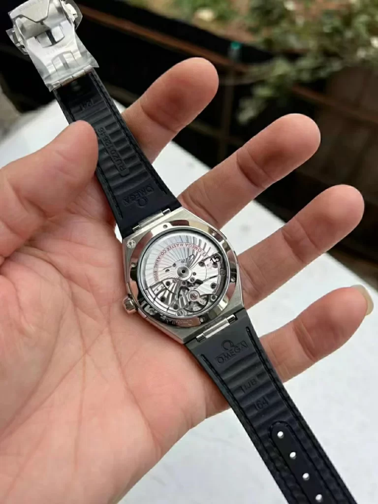 VSF欧米茄星座Constellation SS Gray Dial Black Gummy Strap A8900 Super Clone