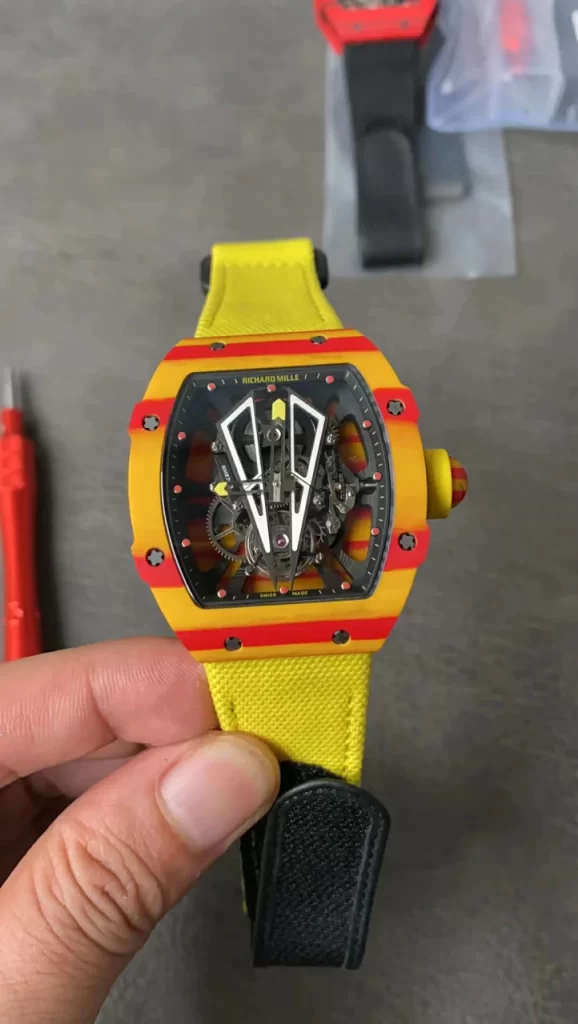 BBRF理查超轻陀飞轮 Yellow NPNT RM27-03 Tourbillon