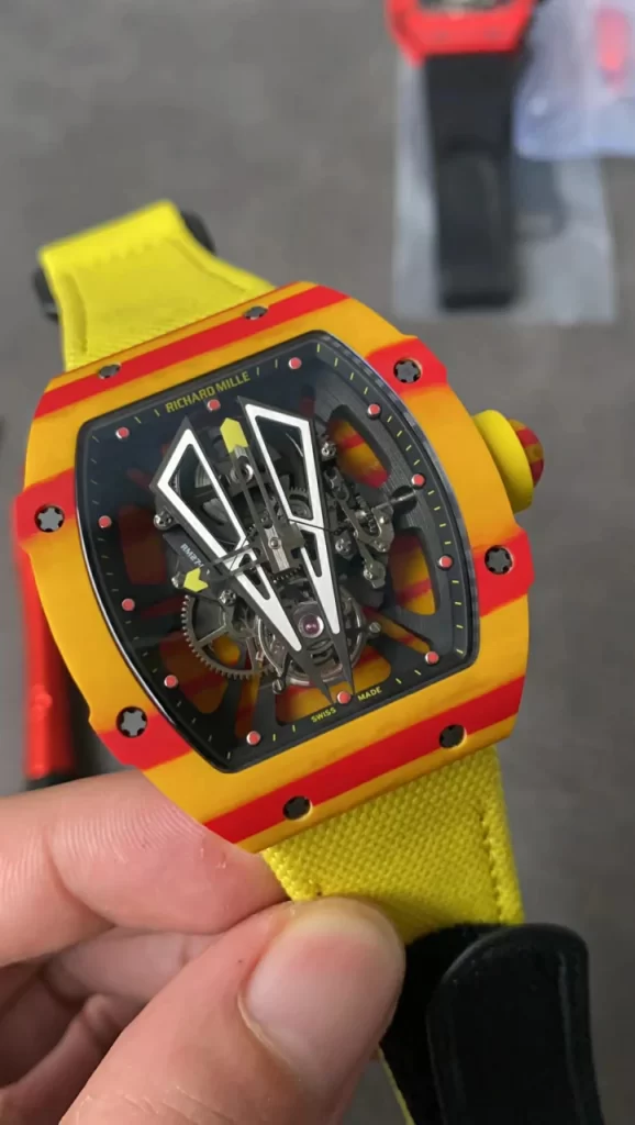 BBRF理查超轻陀飞轮 Yellow NPNT RM27-03 Tourbillon