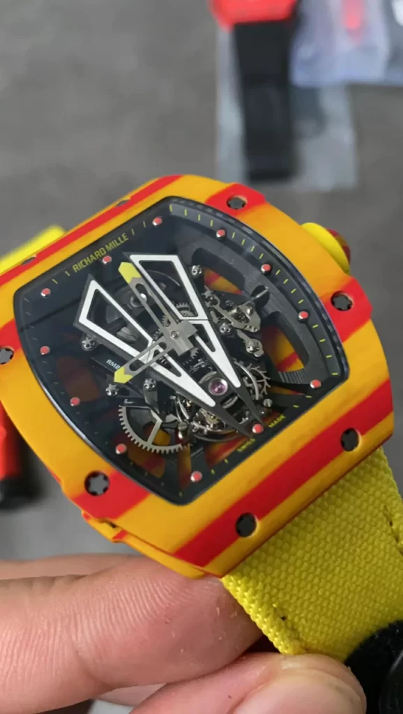 BBRF理查超轻陀飞轮 Yellow NPNT RM27-03 Tourbillon