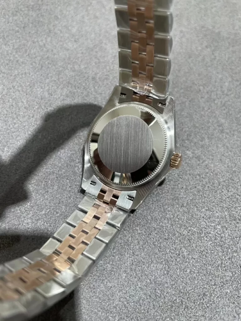 WF女日志Datejust 31mm Ladies SS Brown Dial Diamond Bezel RG/SS Jubilee Bracelet