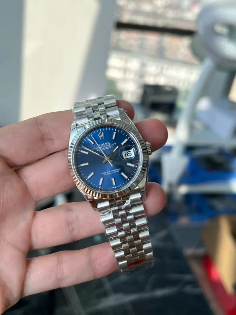 VSF日志蓝面DateJust 36mm 126234 904L Blue Dial Jubilee Bracelet