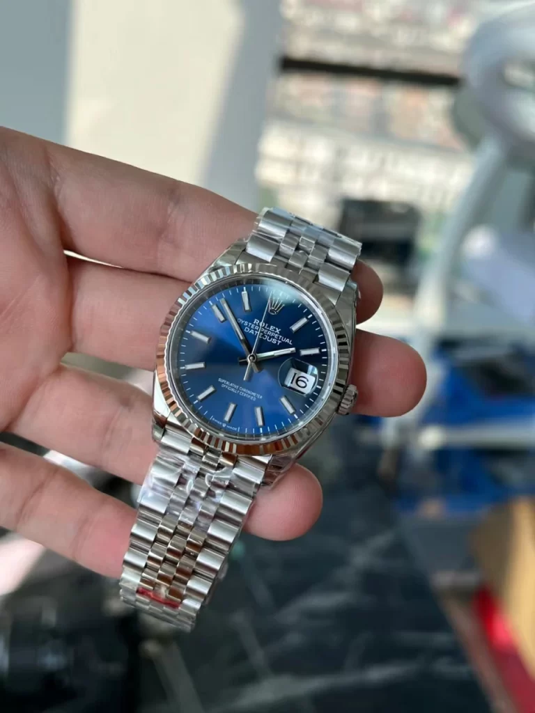 VSF日志蓝面DateJust 36mm 126234 904L Blue Dial Jubilee Bracelet