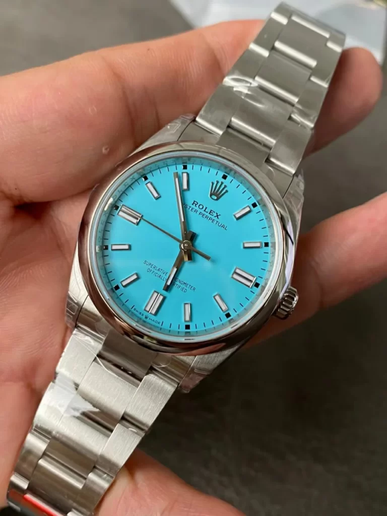 VSF恒动Oyster Perpetual 36mm 904 126000-0006 Tiff Blue Dial