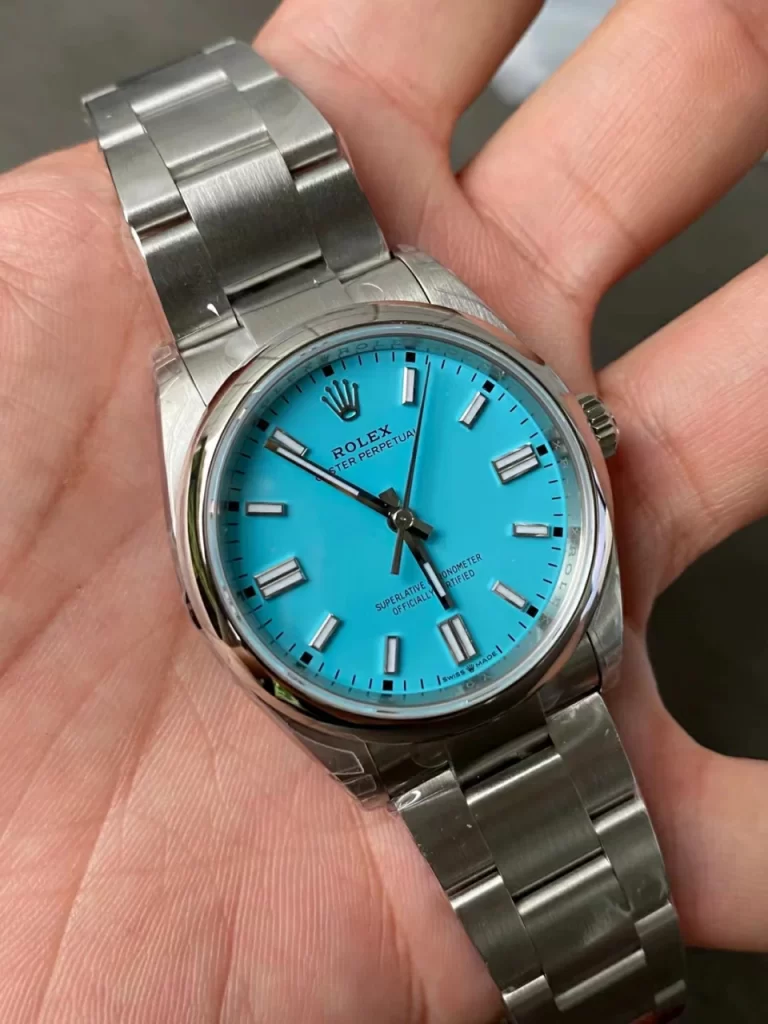 VSF恒动Oyster Perpetual 36mm 904 126000-0006 Tiff Blue Dial