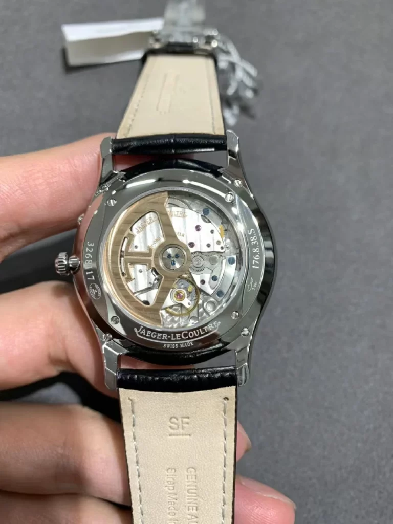 ZF超薄大师小丑一体机Master Ultra Thin Réserve de Marche SS White Dial Leather Strap Super clone