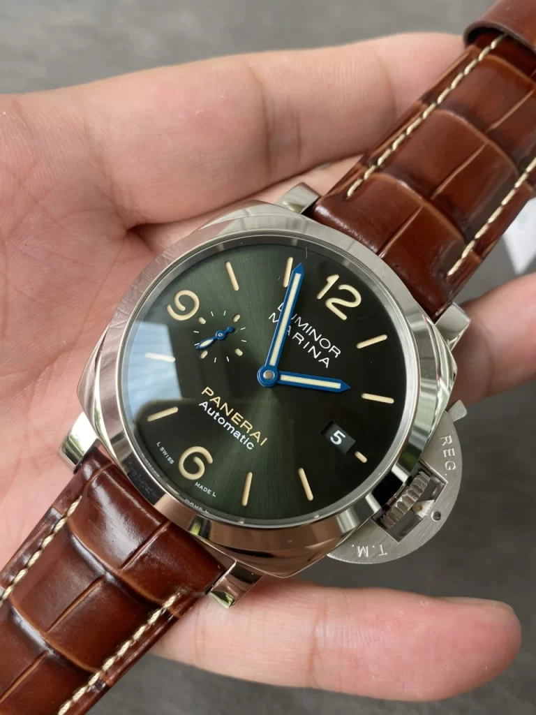 VSF沛纳海Luminor marina PAM1116 Dark Green Dial Leather Strap