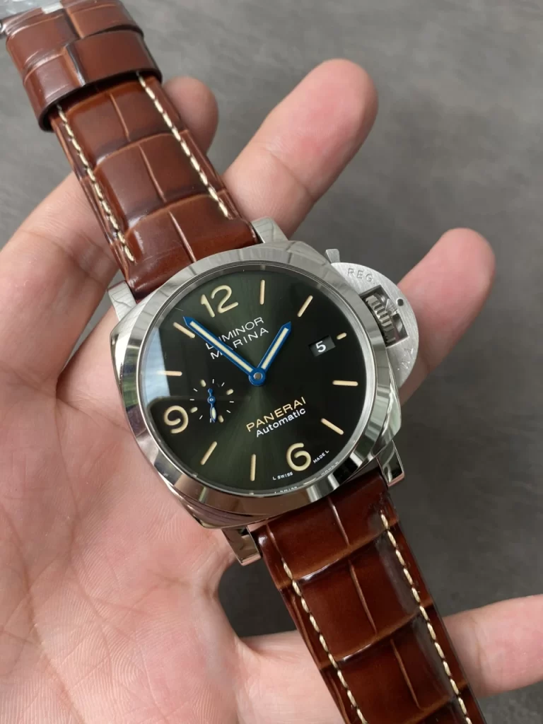 VSF沛纳海Luminor marina PAM1116 Dark Green Dial Leather Strap