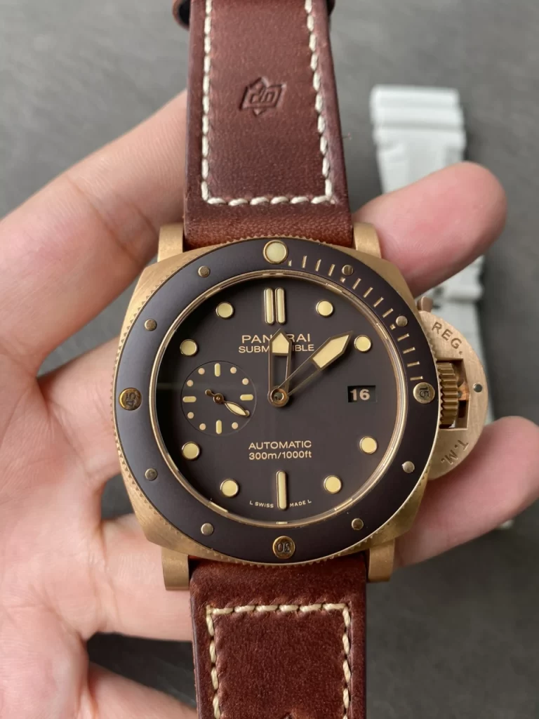 VSF沛纳海潜行Submersible PAM968 Bronzo  Brown Ceramic Bezel and Dial