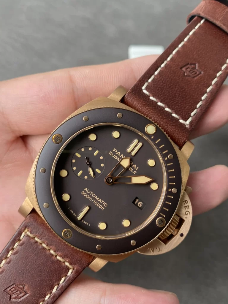 VSF沛纳海潜行Submersible PAM968 Bronzo  Brown Ceramic Bezel and Dial