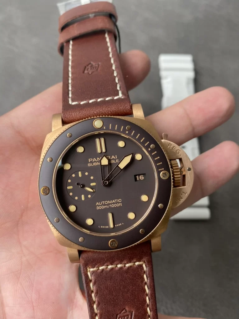 VSF沛纳海潜行Submersible PAM968 Bronzo  Brown Ceramic Bezel and Dial