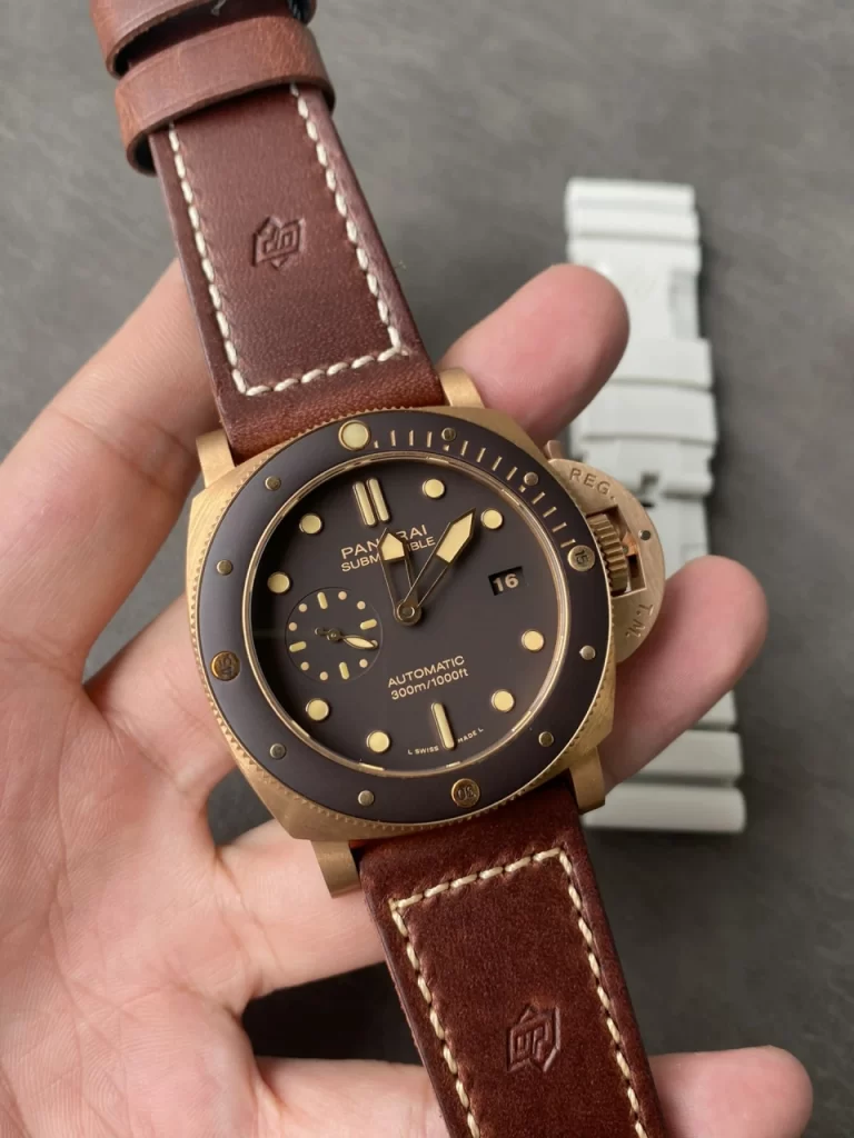 VSF沛纳海潜行Submersible PAM968 Bronzo  Brown Ceramic Bezel and Dial