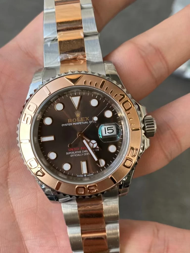 VSF玫瑰金游艇YachtMaster 126621 SS/RG Brown Dial SS/RG Bracelet