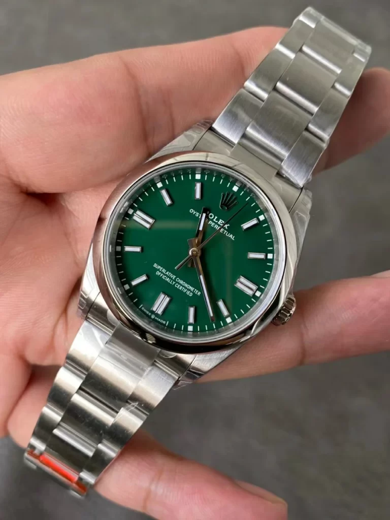 Oyster Perpetual 126000 36mm 904L Steel Green Dial