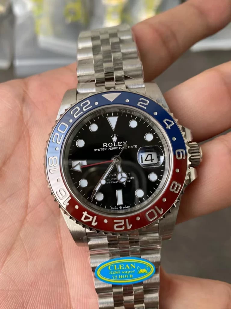 Clean/C厂格林尼治五珠可乐圈GMT-Master II 126710 BLRO Red/Blue Ceramic 904L Jubilee dandong3285