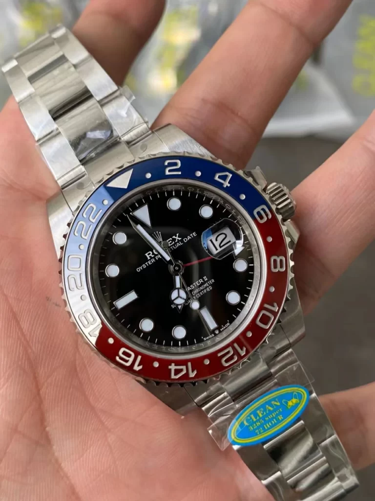 Clean/C厂格林尼治五珠可乐圈GMT-Master II 126710 BLRO Red/Blue Ceramic 904L Oyster dandong3285 best version