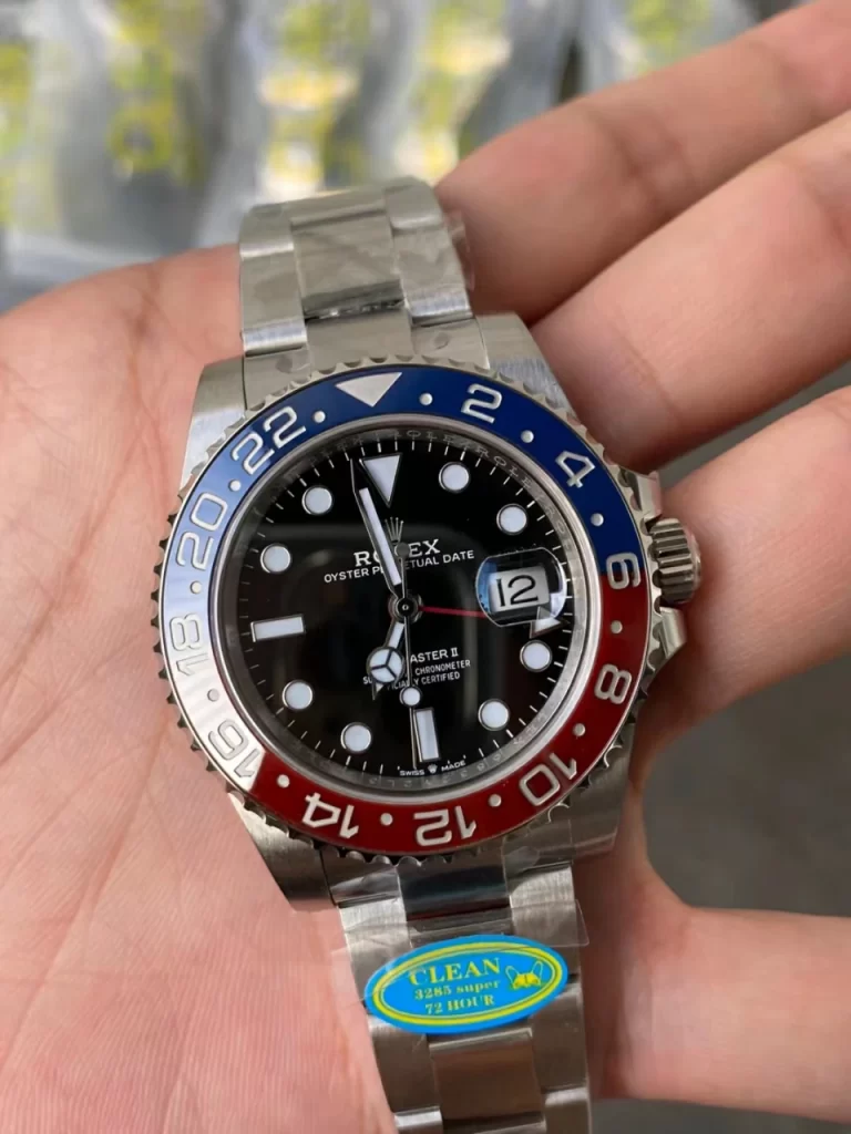 Clean/C厂格林尼治五珠可乐圈GMT-Master II 126710 BLRO Red/Blue Ceramic 904L Oyster dandong3285 best version