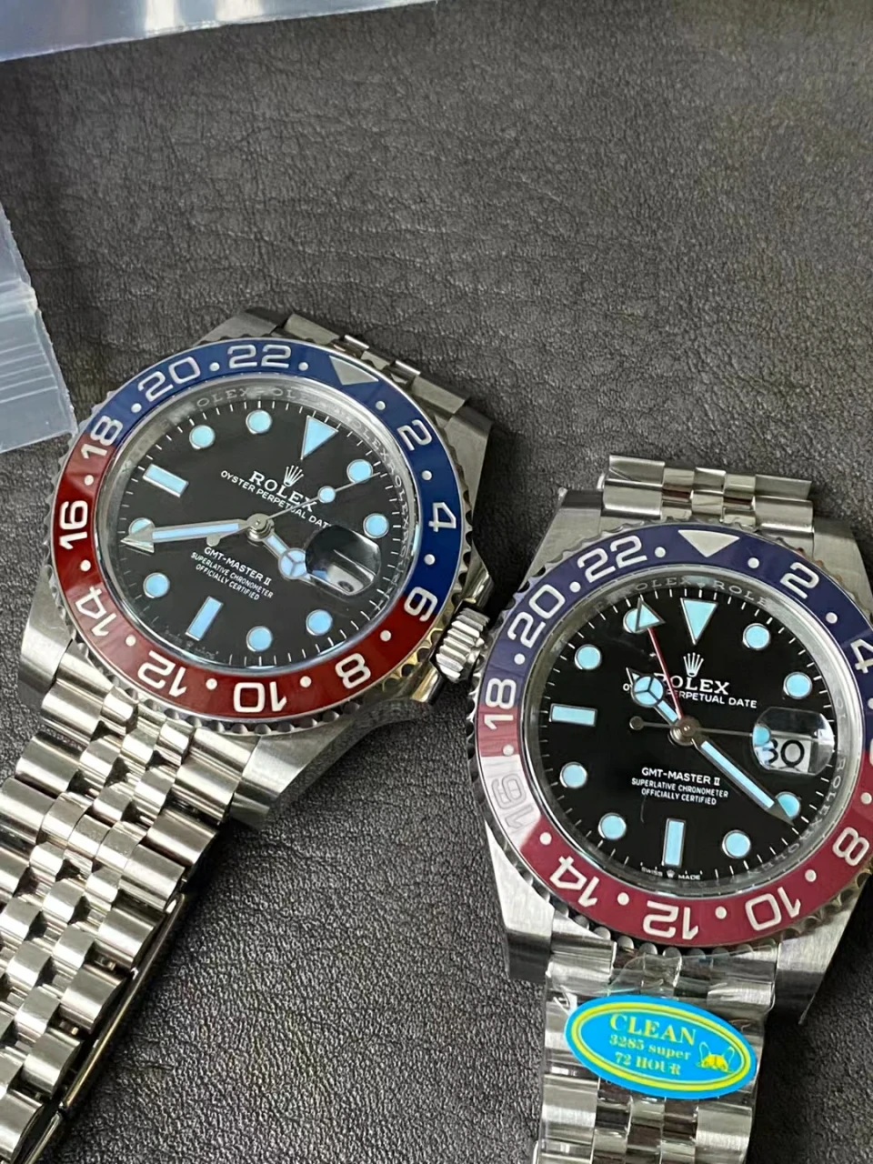 clean GMT-Master II 126710 v1 and v2