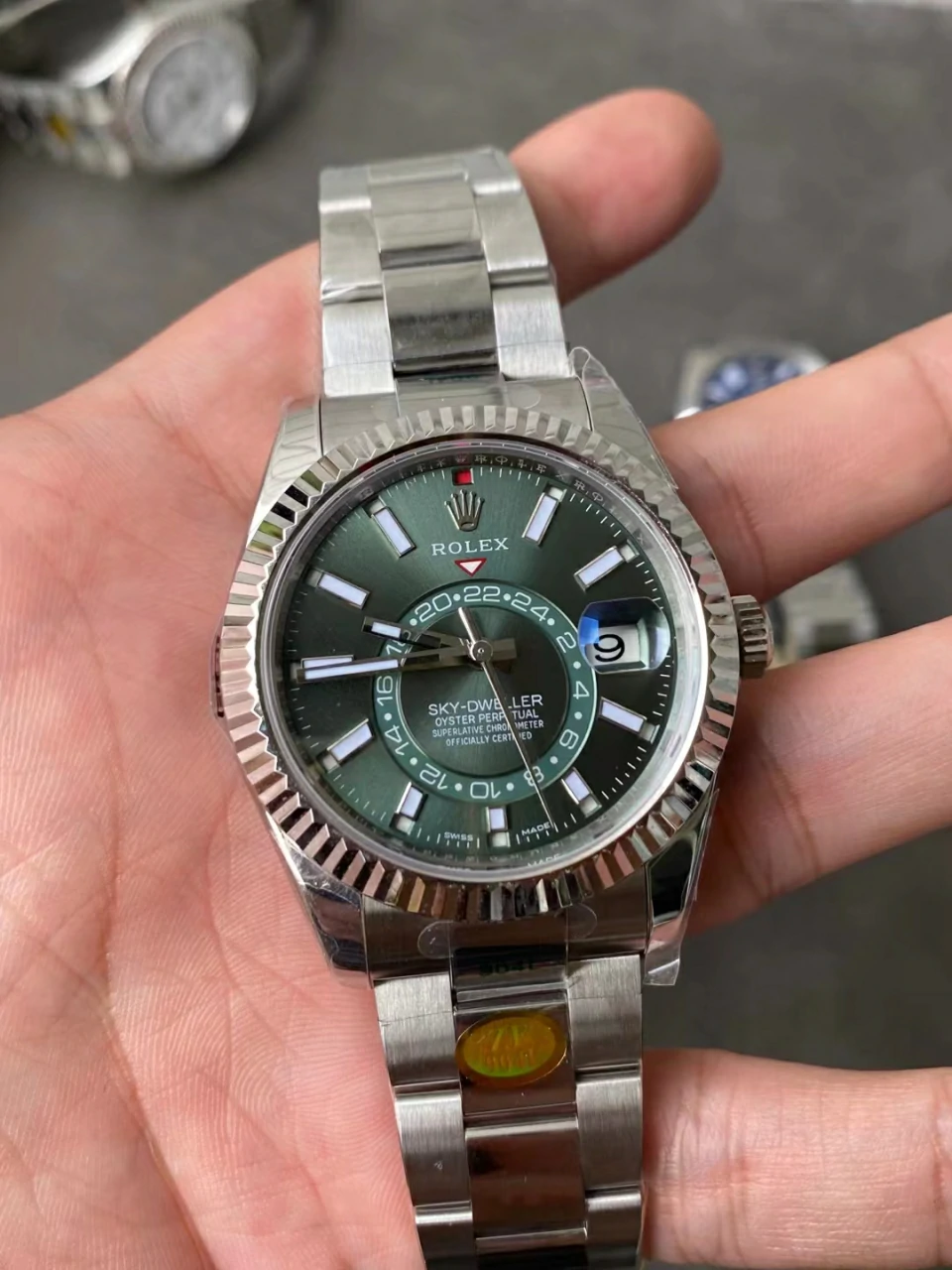 ZF天行者Sky-Dweller 326934 904L SS Green Dial